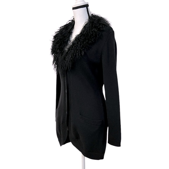 Neiman Marcus Cashmere Lamb Cardigan